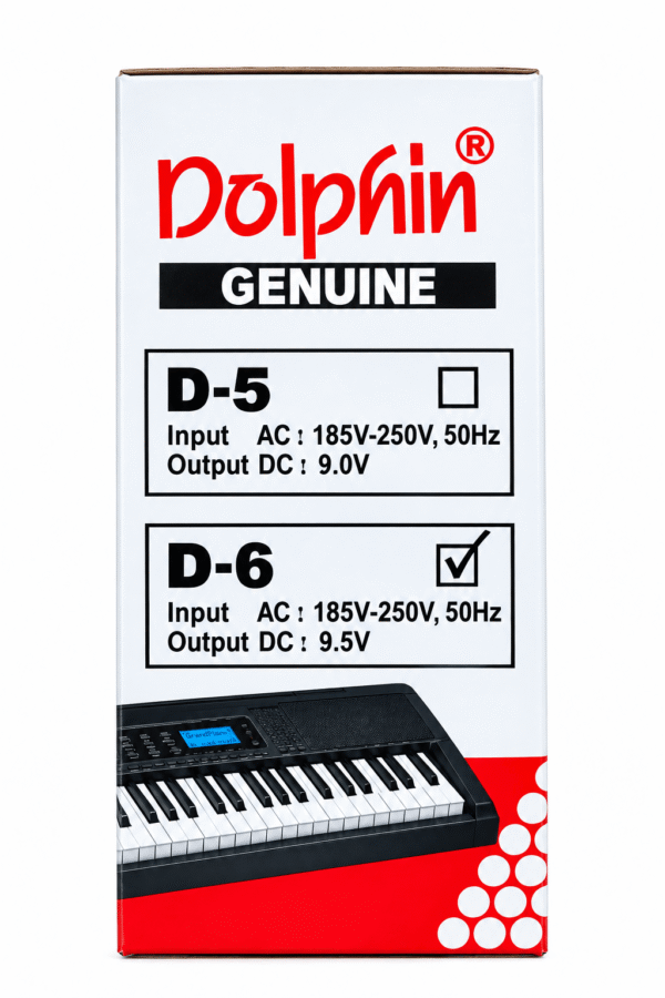 Dolphin D-6 Genuine Power Adaptor for Casio SA & CTK Keyboards – FSharp Music Store